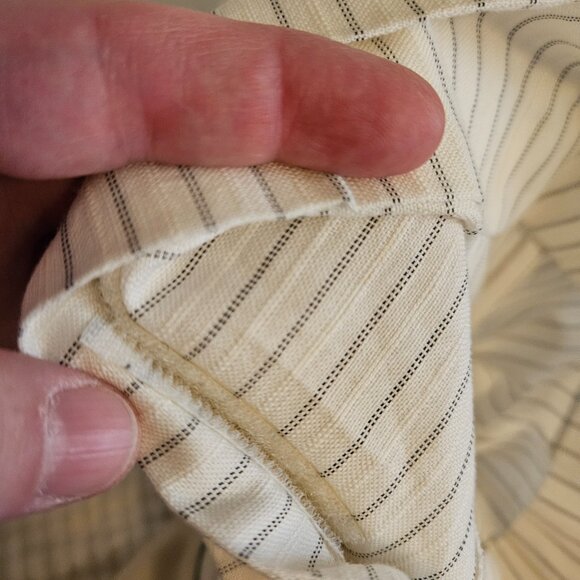 Banana Republic Wide Leg Pinstripe Pants Size 14 - Picture 7 of 7